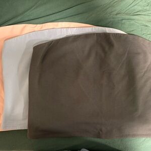 Garage Tube Tops — pink, blue, grey